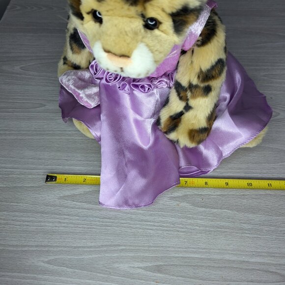 Build-A-Bear BAB World Wildlife Fund (WWF) Cheetah/Leopard Plush 10" w/Dress - Picture 9 of 11